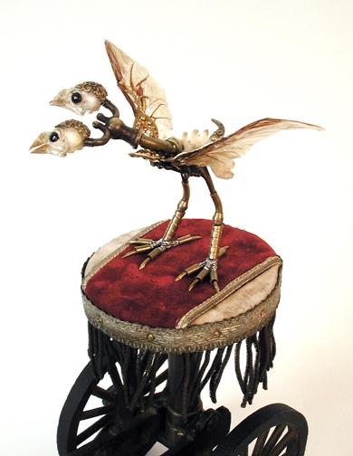 Jessica Joslin Hybrids bone art sculptures 