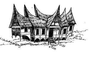 Rumah Adat Minang Kabau " Rumah Gadang
