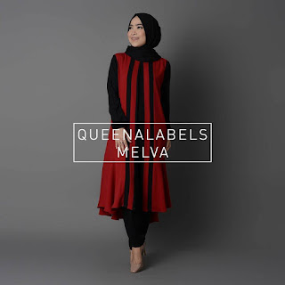 Melva by Queenalabels Hitam