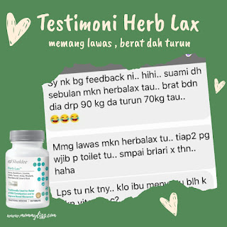 Herb Lax Shaklee Fungsi Harga Cara Makan Untuk Kurus Review