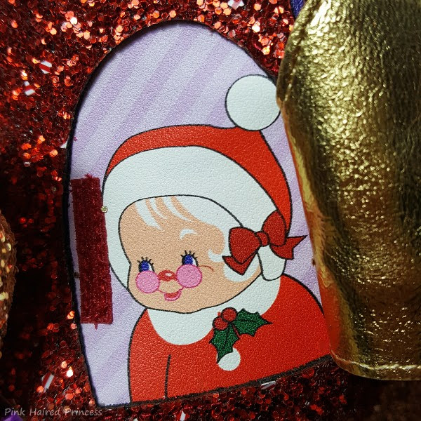 Mrs Claus for day 22 of advent calendar boots