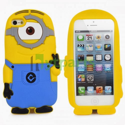 Soft Silicone Despicable Me 3D Character Case for iPhone 5S 5