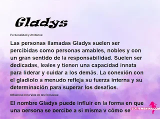 significado del nombre Gladys