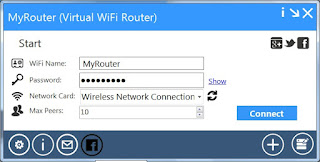 تحويل اللاب توب الى راوتر لتوزيع WiFi
