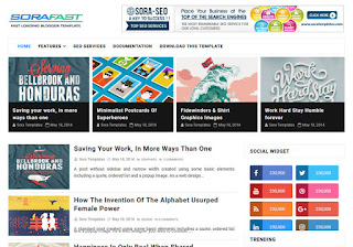 Sora Fast Loading Blogger Template