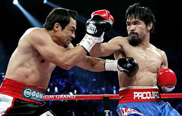 Manny Pacquiao beat Juan Manuel Marquez by Majority decision