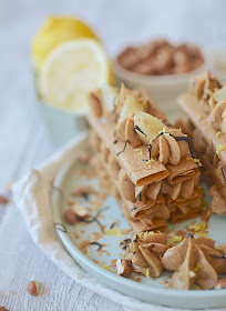 Mille-feuille praliné citron Gavottes 