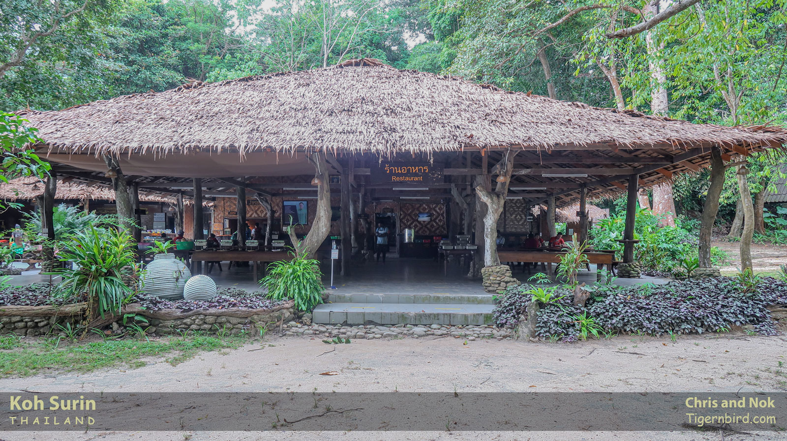 Restaurant coop at mu ko surin nuea in thailand