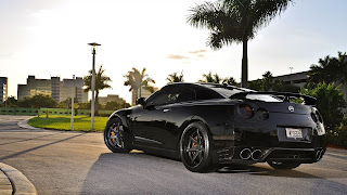 Nissan Gtr R35 Black Edition Wallpaper