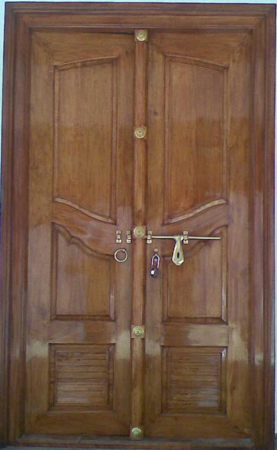 front door pictures kerala Wooden Door Design Kerala Style | 570 x 926