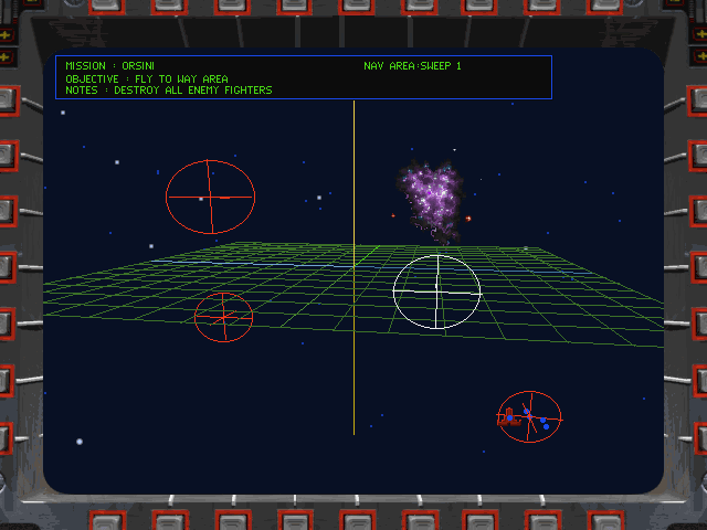 Wing Commander 3 Nav screen