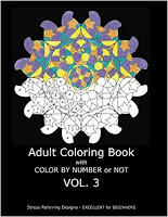 Adult Coloring Book With Color By Number or NOT - Volume 3 by C. R. Gilbert