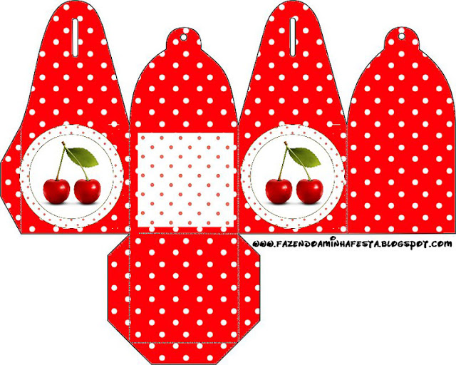 Cherries: Free Printable Boxes.