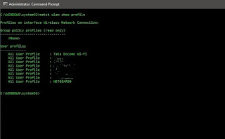 All list of Connected Wifi using CMD