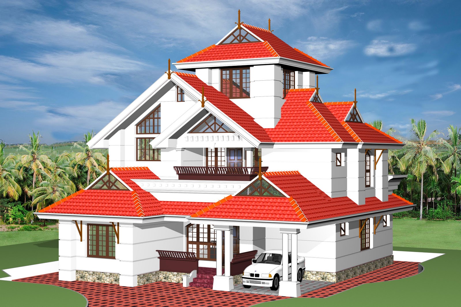 house styles pictures on Style Home Plans Indian Home Design  Kerala Style House Plans Free