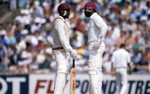 G. Greenidge with D. Haynes in a match.