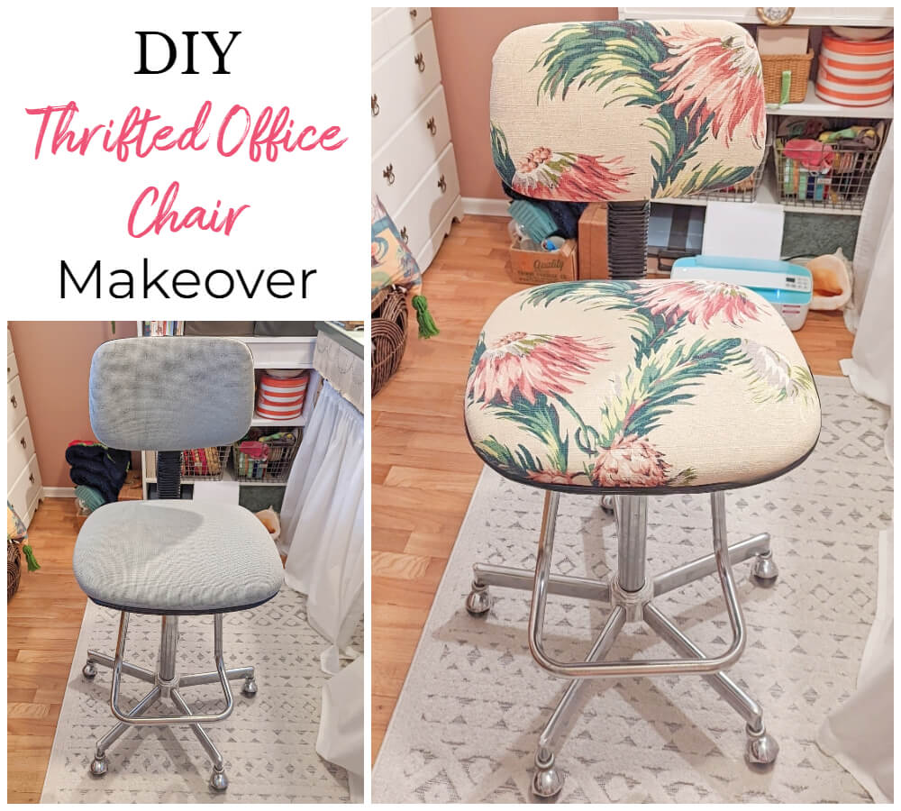 DIY Thrifted Office Chair Makeover