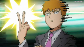 モブサイコ100アニメ 1期1話 霊幻新隆 れいげん Reigen Arataka CV.櫻井孝宏 | Mob Psycho 100 Episode 1