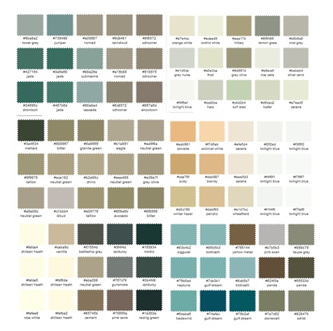BAC color palette