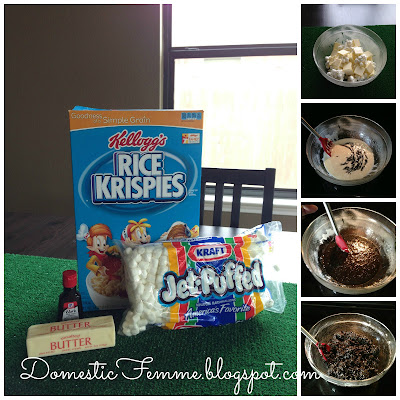 Minecraft Birthday Party: Black Coal Rice Krispies #Parties #Birthdays #DIY #Character #Characters #Supplies #Idea #Ideas #TNT #Twizzlers #Torches #Chocolate #Dipped #Pretzel #Pretzels #Rods #Rods #Dirt #Brownie #Brownies #Coal #Rice #Krispies #Treats #Krispie #Crispie #Crispies #Zombie #Zombies #Boogers #Booger #Popcorn #Corn #Candy #Stickers #Enderman #Steve #Creeper #Printables #Printable #Cake #Instruction #Instructions #Instuctable #Instructables #Tutorials #Ghost 