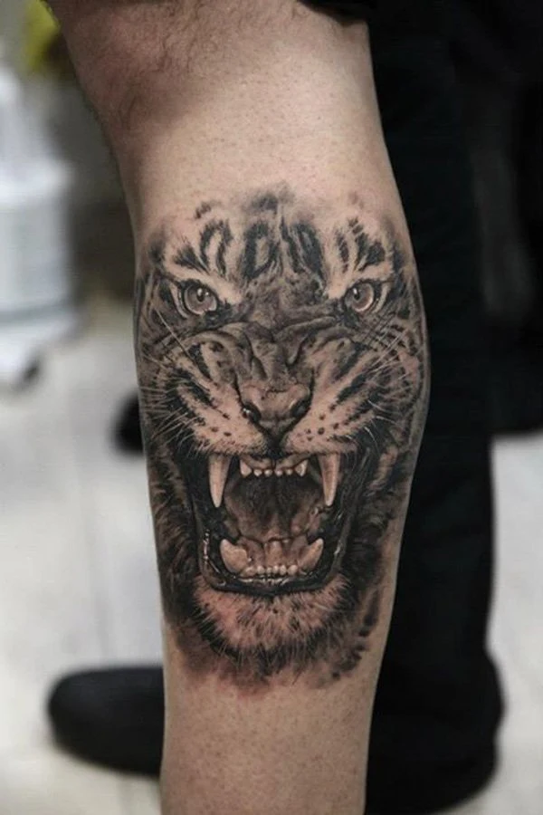 Tatuaje de tigre en 3D