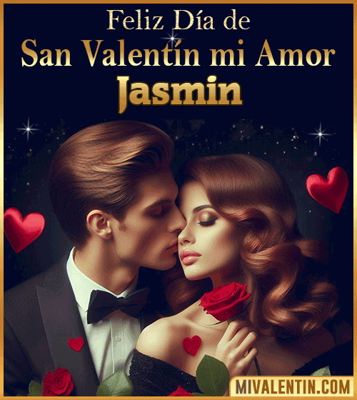 Tarjetas Feliz día de San Valentin Jasmin