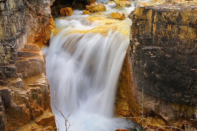 Marble canyon waterfall