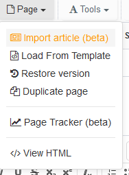 import article in webtexttool import article in webtexttool
