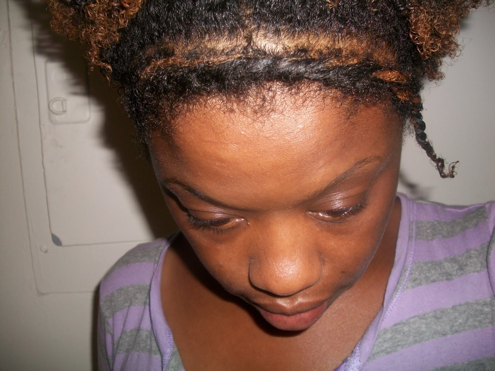 NATURAL BROWN QUEEN: NATURAL CURLY HAIRSTYLE: FLAT TWIST ...