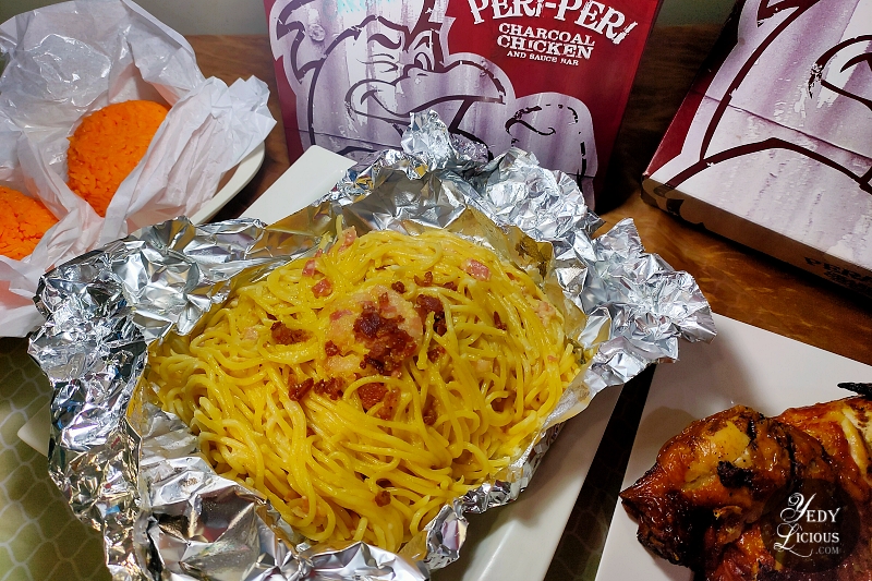 Pasta Carbonara at Peri-Peri Charcoal Chicken and Grill Philippines