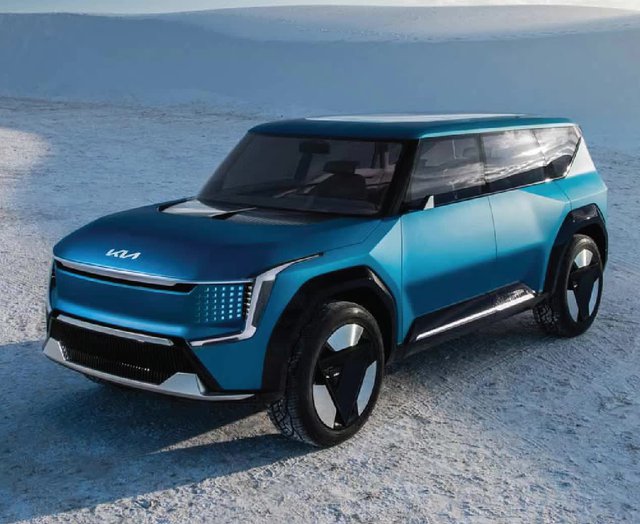 SUV mới cực hầm hố của KIA bất ngờ xuất hiện trên phố: Đối thủ của VF9, đi hơn 500km <a href=