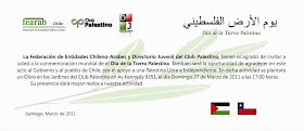 Dia da Terra Palestina - Chile