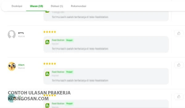 contoh ulasan prakerja