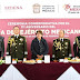 Valentía y determinación del Ejército Mexicano, destaca Delfina Gómez 