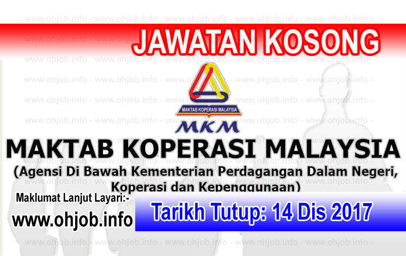 Jawatan Kosong MKM - Maktab Koperasi Malaysia (14 Disember 