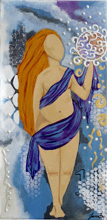 The Abundant Goddess Original Painting by Jeanne Fry Art 