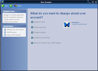 Cara Membuat Password di Komputer Windows Xp