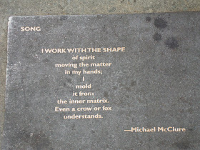 Sidewalk Poetry in Berkeley  (c) 2012 by Maja Trochimczyk