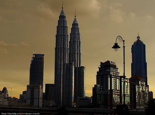 Kuala Lumpur City Center, also known as the Petronas twin tower