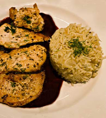 Chicken with Pomegranate-Wine Sauce