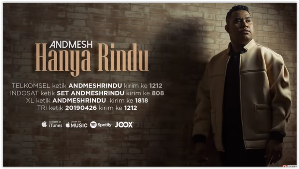 Chord Kunci Gitar Dan Lirik Lagu Andmesh - Hanya Rindu