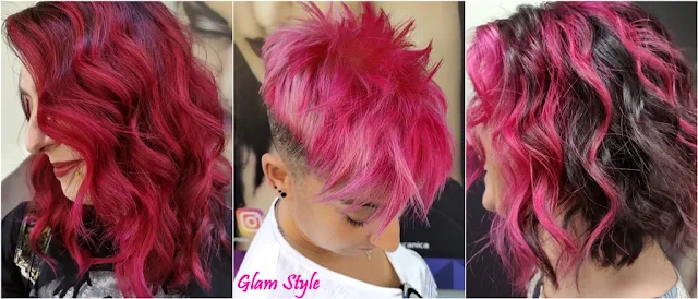 capelli rosso magenta 2023
