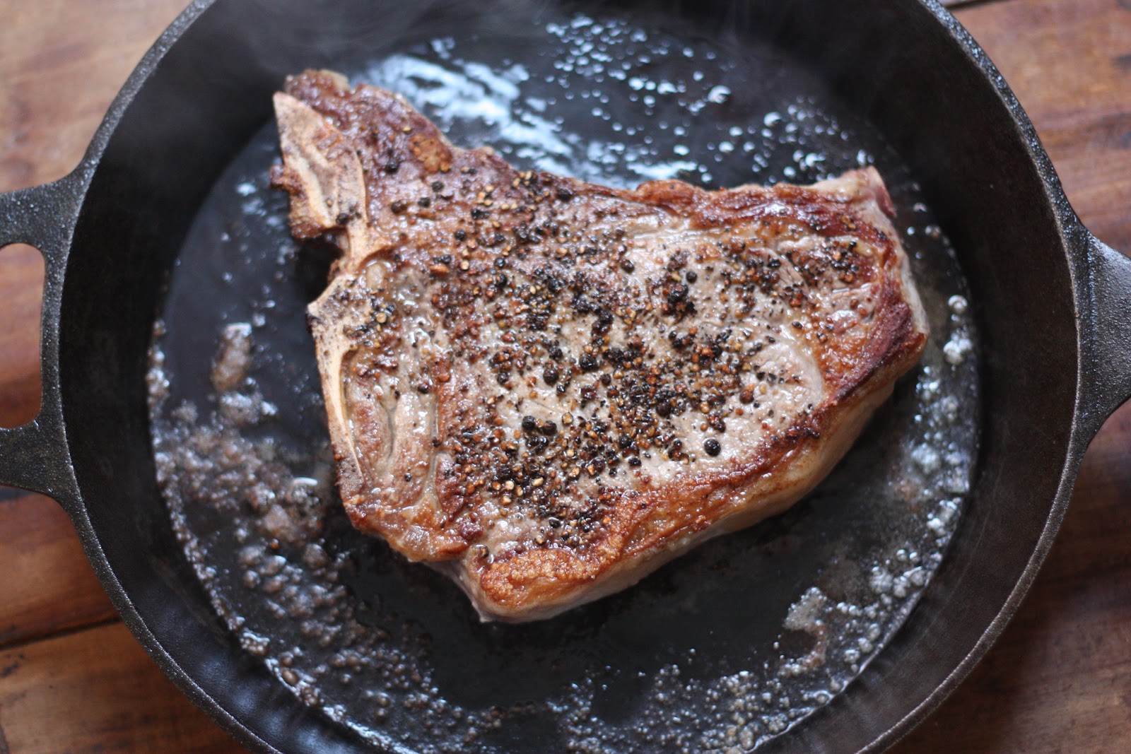 E.A.T.: Iron-Skillet Steak with Thyme Butter