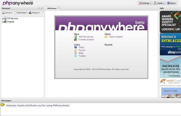 phpanywhere
