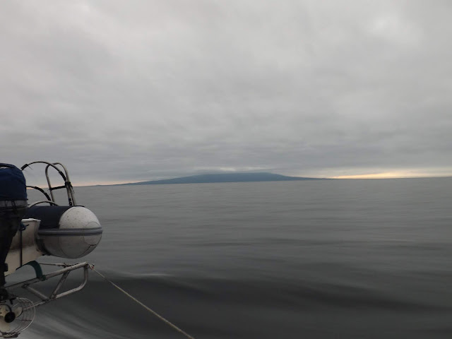 Isla Fernandina desde Isla Isabela, Islas Galápagos