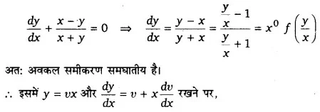 Solutions Class 12 गणित-II Chapter-9 (अवकल समीकरण)