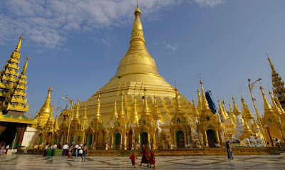 Mua vé máy bay đi Yangon giá rẻ - Chênh vênh chùa vàng đá
