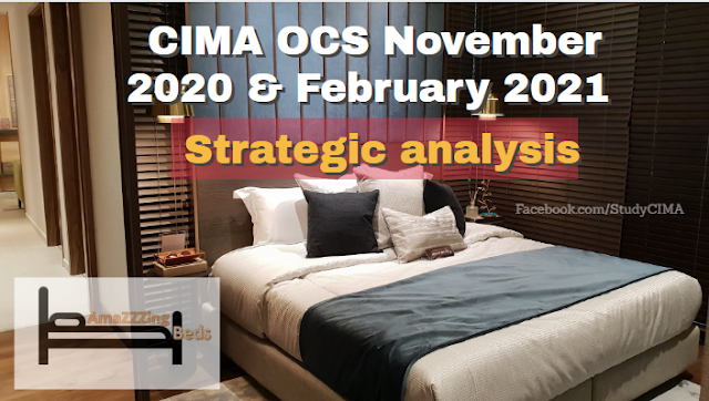 Strategic analysis video of OCS November 2020 & February 2021 - Amazing Beds - CIMA Operational case study