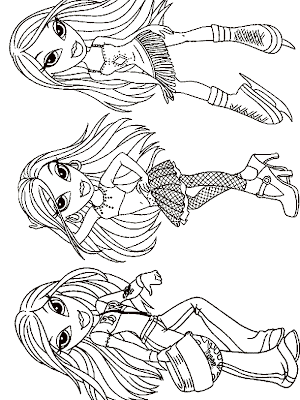 Bratz Coloring Pages on Bratz Coloring Pages  Pictures Of Bratz To Color