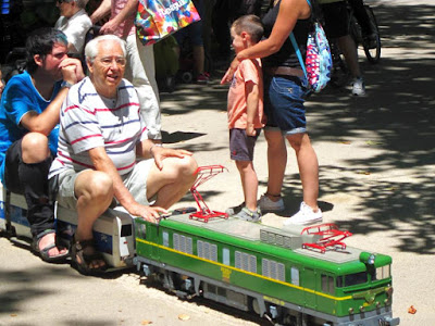 Trenecito en el parque de Can Mercader